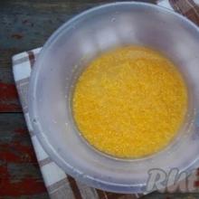 How to cook corn porridge in water
